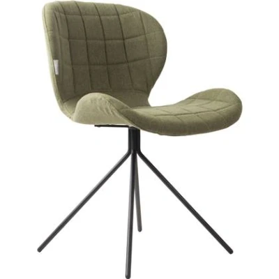 Afbeelding van Zuiver OMG Eetkamerstoelen Groen Set van 2