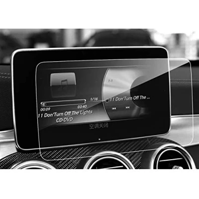 Afbeelding van LFOTPP Mercedes GLC/GLC Coupe/Klasse C/Klasse V/CLS/AMG 8,4 inch navigatie beschermfolie anti vingerafdruk van gehard glas 9H krasbestendig GPS Navi Foils