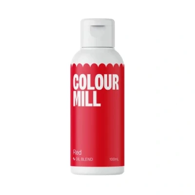 Afbeelding van Colour Mill Oil Blend Voedingskleurstof op Oliebasis Rood 100 ml