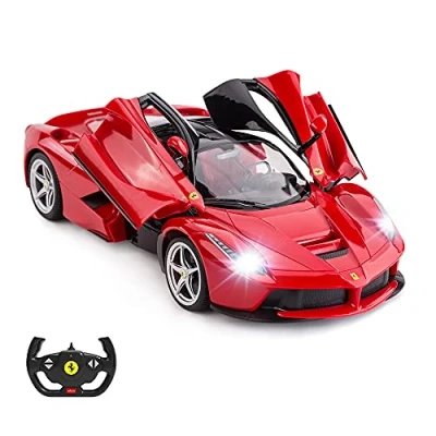 Afbeelding van Rastar RC Auto 1/14 Schaal Ferrari LaFerrari Radio Afstandsbediening R/C Speelgoed Model Voertuig voor Jongens Kinderen, Rood
