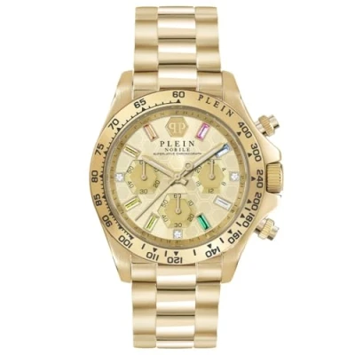Afbeelding van Philipp Plein Nobile Lady PWSBA0223 Horloge Staal Goudkleurig Ø 38 mm