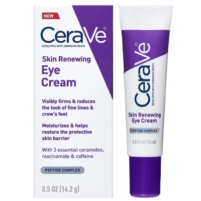 Afbeelding van CeraVe Eye Cream for Wrinkles Under Oogcrème wallen en donkere kringen 15 ml