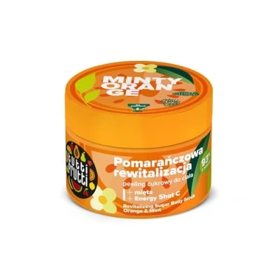 Afbeelding van Tutti Frutti revitaliserende suikerscrub sinaasappel en munt + Energy Shot C 300g