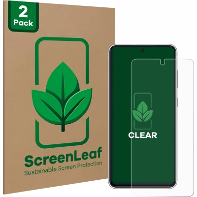 Afbeelding van ScreenLeaf Screenprotector voor Samsung Galaxy S21 FE 5G Duurzame schermbescherming Folie Beschermfolie transparant (2 Stuks)