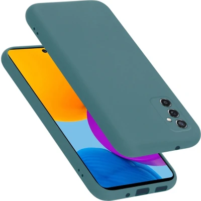Afbeelding van Cadorabo Hoesje geschikt voor Samsung Galaxy M52 5G in LIQUID GROEN Beschermhoes gemaakt van flexibel TPU silicone Case Cover