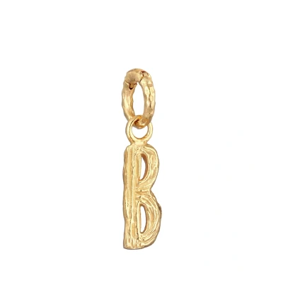Afbeelding van Elli Organic Letter B Hanger goldcoloured, Dames, Maat: One Size, Gold coloured