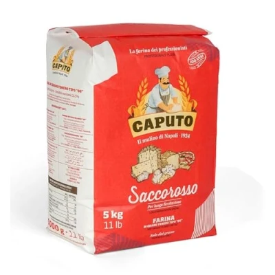 Afbeelding van Caputo Cuoco Farina Pizzahehl 5 kg + Zia Pink DOP Pomodoro San Marzano Camanie Tomaat 400g blik 3x400g