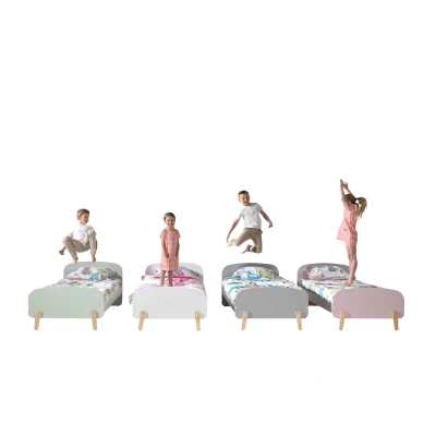 Afbeelding van Vipack Kiddy 1 persoonsbed in 4 kleuren