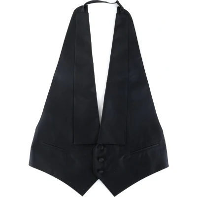 Afbeelding van Rok Vest Zwart maat L Heren met Regular fit Pasvorm Katoen Suitable Herenkleding