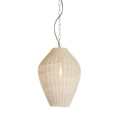 Afbeelding van Light &amp; Living Hanglamp Arriate Wit Ø33cm Modern Hanglampen Eetkamer, Slaapkamer, Woonkamer