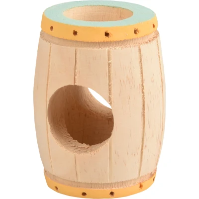 Afbeelding van Flamingo Knaagdierenspeelgoed Regenton Speelgoed 9x6.5x6.5 cm Multi Color