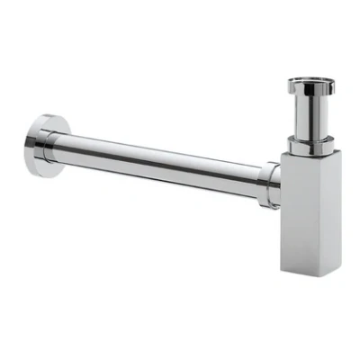 Afbeelding van Wiesbaden Star sifon vierkant 5/4&quot; x 32 mm chroom