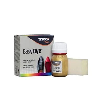 Afbeelding van TRG The One Kleuring voor leren schoenen en accessoires van leer, canvas kunstleer met sponsapplicator Easy Dye, 25 ml, Goud 405
