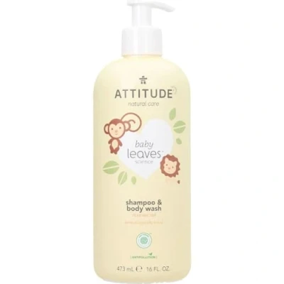 Afbeelding van Attitude Baby Leaves 2 in 1 Shampoo &amp; Body Wash