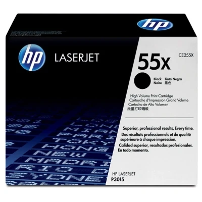 Image de Toner HP LaserJet 55X (CE255X) Noir