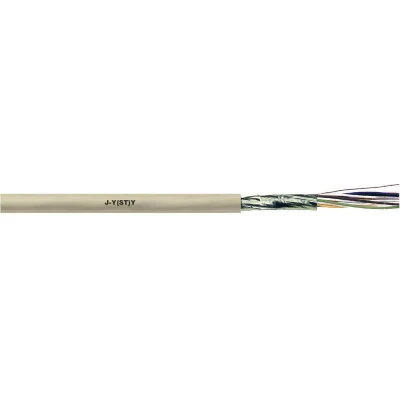 Afbeelding van LAPP 1591301 100 Telefoonkabel J Y(ST)Y 2 x 0.60 mm Grijs m