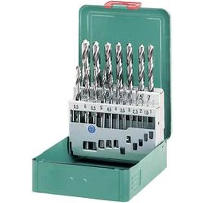 Afbeelding van Heller Tools 21962 4 HSS Metaal spiraalboorset 19 delig Kobalt DIN 338 Cilinderschacht 1 set(s)