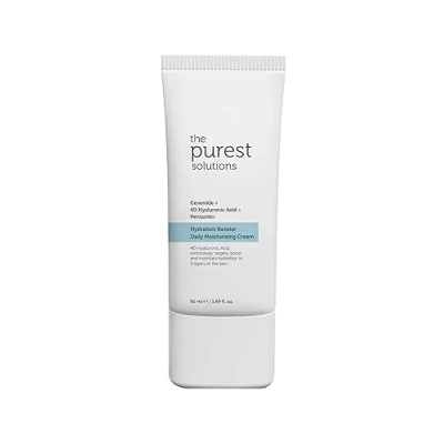 Afbeelding van The Purest Solutions Hydration Booster Dagelijkse vochtinbrengende crème voor het gezicht alle huidtypes, bevat ceramide, 4D hyaluronzuur, pentavitine, verzorging i