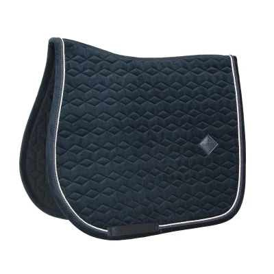 Image de Kentucky Tapis de Selle Basic velours Saut Noir Cob