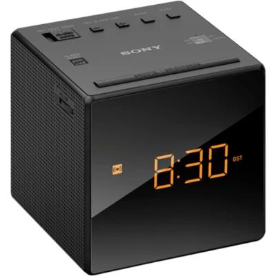 Afbeelding van Sony Klokradio Icf c1 Zwart Fm/am