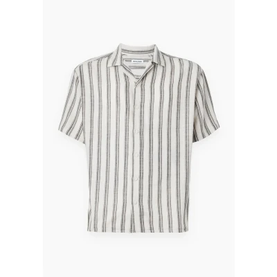 Afbeelding van Jack &amp; Jones Jjeenzo Stripe Resort Overhemd, Heren, Maat: XXL, Moonbeam