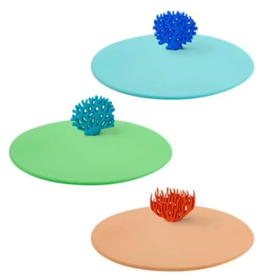 Image de Lurch 211800 Couvercle en verre, silicone, multicolore