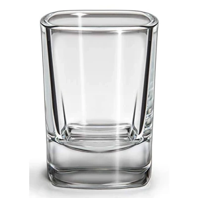 Afbeelding van SIXBY (12 stuks) Shotglazen Viva 4 cl vierkante vorm vaatwasmachinebestendig