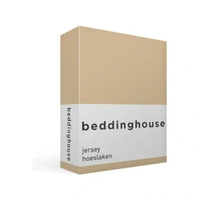 Afbeelding van Beddinghouse Jersey Hoeslaken 160x200/220 Camel