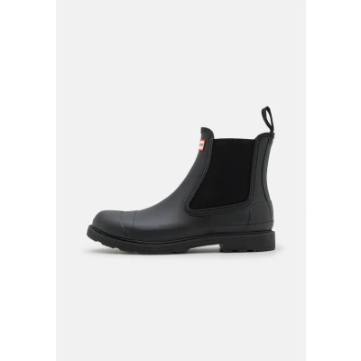 Afbeelding van Hunter Original MENS Commando Chelsea BOOT Regenlaarzen, Heren, Maat: 44, Black Kunststof