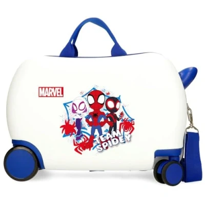 Afbeelding van Joumma Marvel Spidey Team kinderkoffer, Blauw, 45 x 31 20 cm, stijf, ABS, 24,6 l, 1,8 kg, 4 wielen, handbagage, Koffer voor kinderen