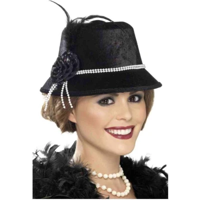 Afbeelding van Dressing Up &amp; Costumes 20s Razzel And Gang Hat