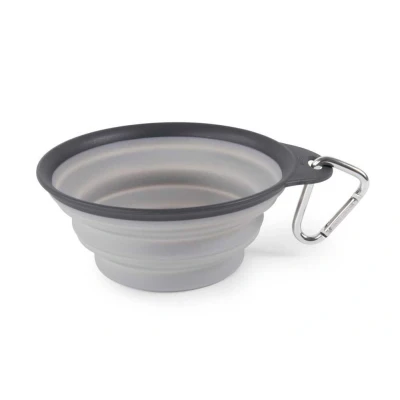 Afbeelding van Dexas Drinkbak of voerbak Travel Cup Light Grey