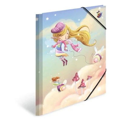 Afbeelding van HERMA Fairy Dance, Conventionele hechtmap, A4, Karton, Meerkleurig, Landschap/portret, Elastische band