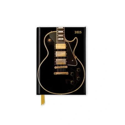 Afbeelding van Black Gibson Guitar 2025 Luxury Pocket Diary Planner Week to View