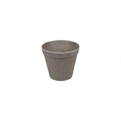 Afbeelding van Bloempot Jungle Fever Small Grijs ZZZ bamboe en koffieschillen