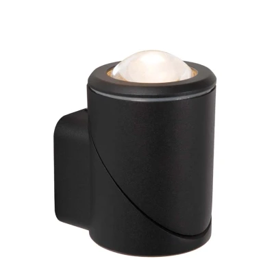 Afbeelding van Lucide ERIN Wandspot / Wandlamp Binnen/Buiten LED 1x5W 2700K IP65 Zwart