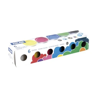 Afbeelding van Tempera Milan Blauw Wit Multicolour Verf