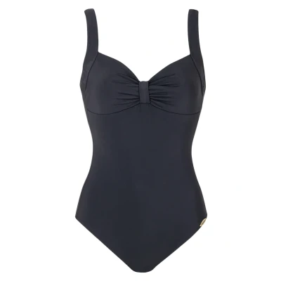 Afbeelding van Sunflair Unicolor Badpak, Dames, Maat: 42xD, Schwarz