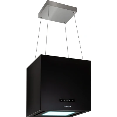 Afbeelding van Klarstein Kronleuchter Smart Eilandafzuigkap 595m3/h App Bediening LED paneel Black