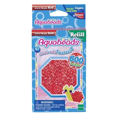 Image de Recharge Aquabeads Perles à facettes Rouge