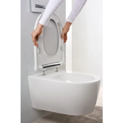 Afbeelding van Geberit One Wcl Diepspoel Turboflush Met Closetzitting Tect/Chroom