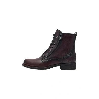 Afbeelding van Tamaris Veterboots, Dames, Maat: 40, Bordeaux Leer/ synthetisch