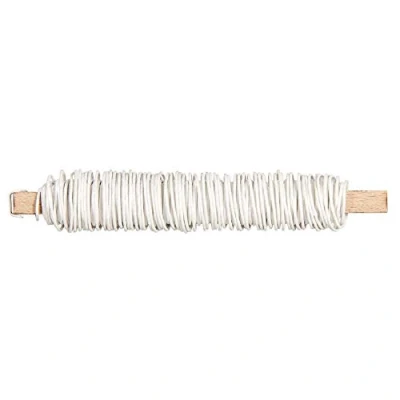 Afbeelding van Rayher 24116102 papierdraad, opgerold op hout, 55 mm Ø, 50 g, wit