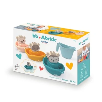 Afbeelding van Abrick Badbootjes Dieren met Gieter, 7dlg.