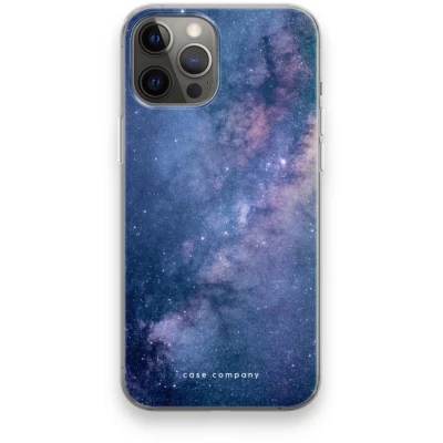 Afbeelding van Case Company® hoesje geschikt voor iPhone 12 Pro Max Nebula Soft Cover Telefoonhoesje Bescherming aan alle Kanten en Schermrand