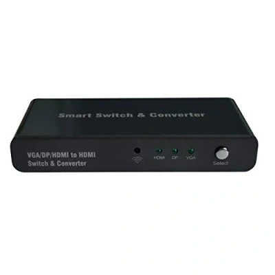 Afbeelding van Roline 14.01.3568 HDMI / DisplayPort VGA Adapter [1x HDMI, DisplayPort, 1x HDMI] Zwart 0 m
