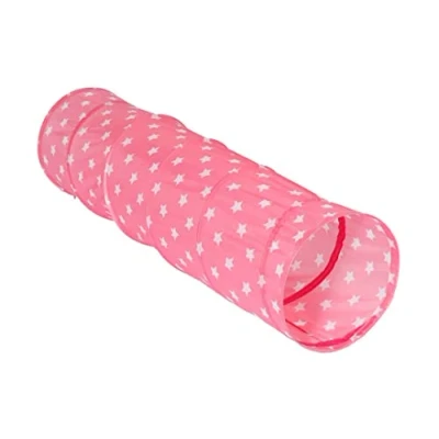 Afbeelding van Knorrtoys 55142 speeltunnel roze en witte sterren