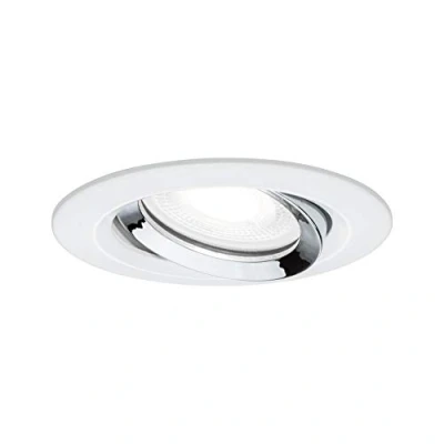 Afbeelding van Paulmann Nova Plus Inbouwlamp voor badkamer LED GU10 6 W IP65 Wit (mat), Chroom