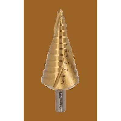 Afbeelding van KS Tools, Boorbitje, HSS TiN stappenboor (37 millimeter)