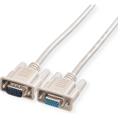Afbeelding van ROLINE VGA kabel HD15 M/F, 3 m